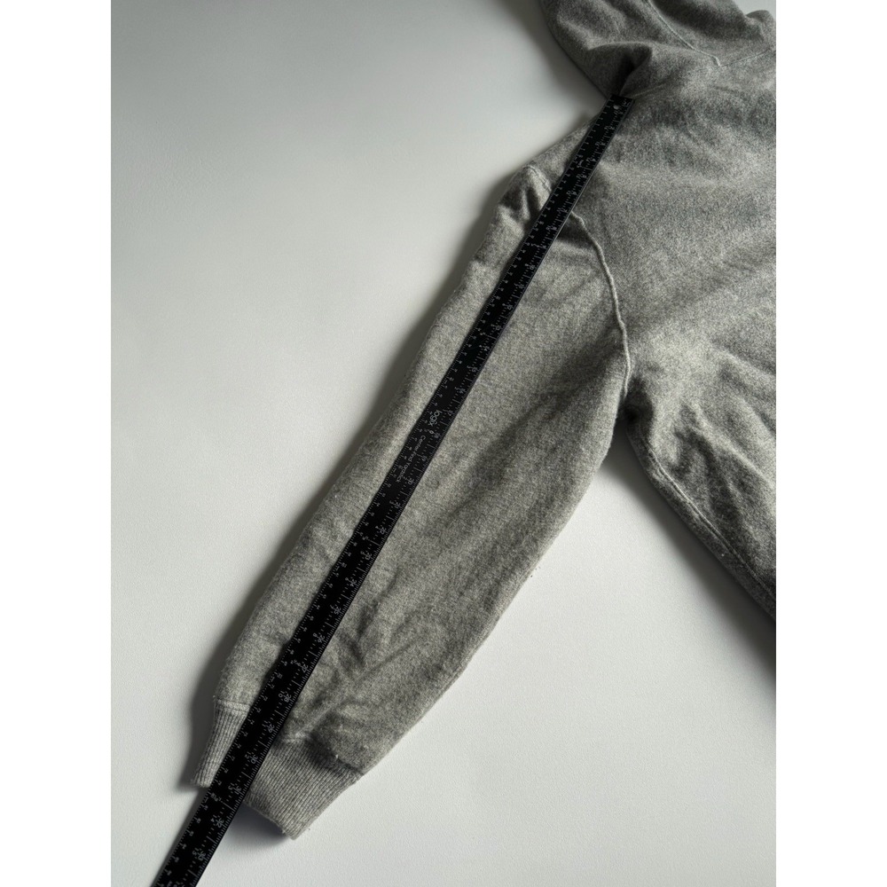 Michael Kors Wool Cashmere Rabbit Fur Lined Hooded Zip Jacket Gray XXL Gray - Picture 9 of 10